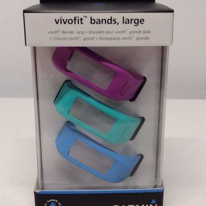 NWT! Garmin Vivofit Fitness Watch Bands 3-Pk - Large